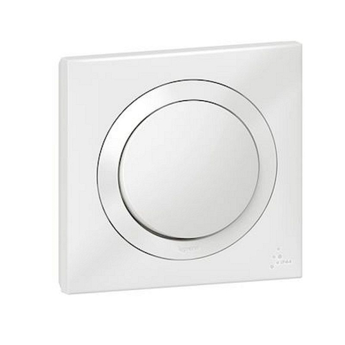 Interrupteur ou va-et-vient dooxie IP44 10AX livré avec plaque carrée blanche-600013-3414971004450-LEGRAND