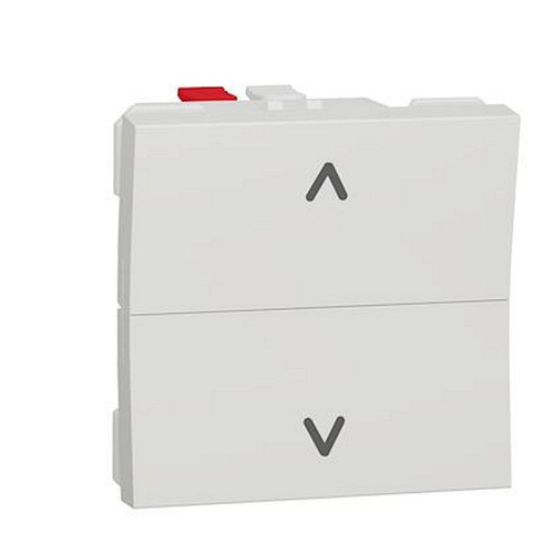 Unica - cde volet-roulant - double poussoir - 2 mod - Blanc - méca seul-NU320718-3606489455422-SCHNEIDER ELECTRIC FRANCE