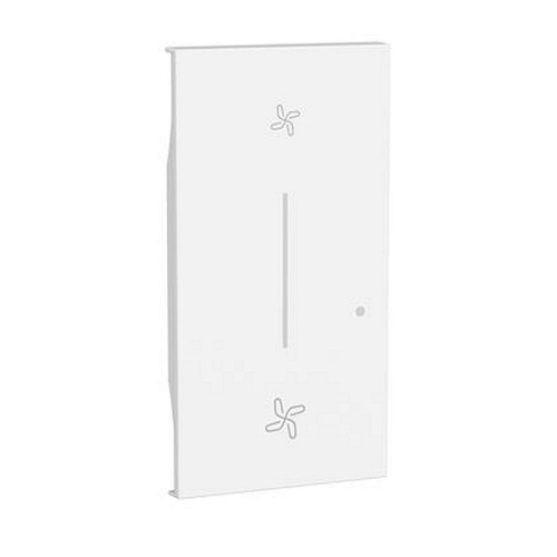 Enjoliveur Living Now with Netatmo pour commande VMC 2 modules - noir-BTKW38M2-8005543681190-BTICINO