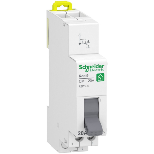 Resi9 - commutateur 2 positions - 1OF - 20A - 250VCA-R9PSC2-3606481166388-SCHNEIDER ELECTRIC FRANCE