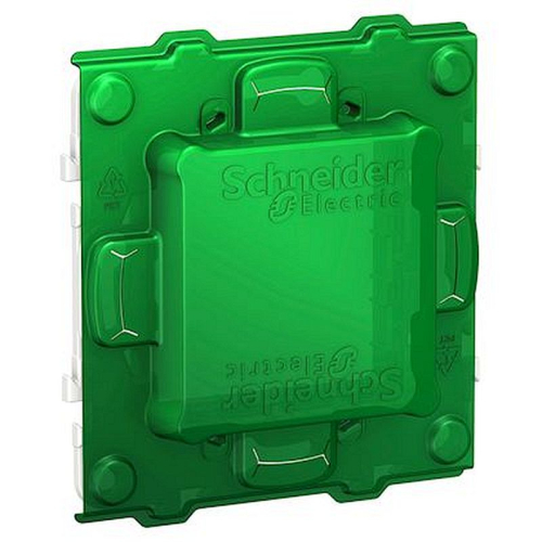 Unica - support de fixation 2 mod + protection de chantier - plastique-NU7002PC-3606489458232-SCHNEIDER ELECTRIC FRANCE