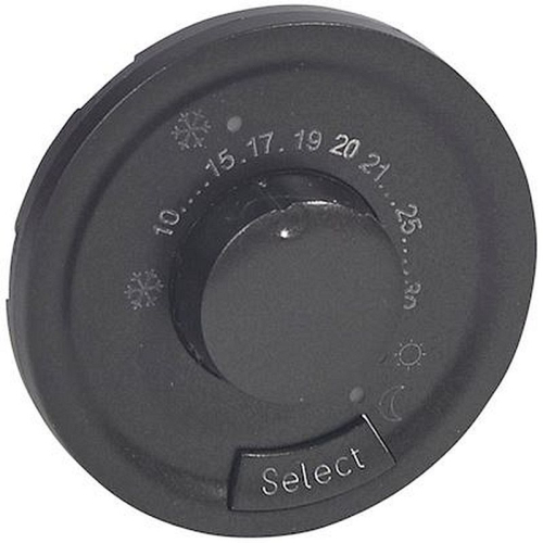 Enjoliveur Céliane pour thermostat fil pilote - finition graphite-067993-3414970488305-LEGRAND