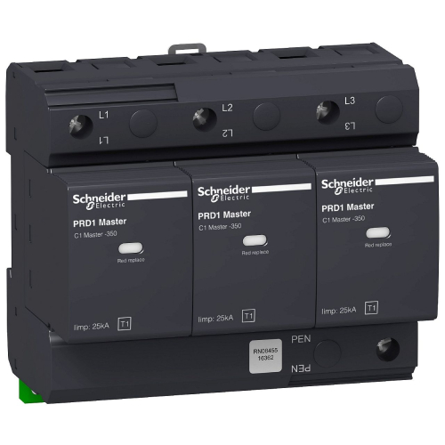 Acti9 - parafoudre PRD1 Master débrochable - 3P - 350V - report signalisation-16362-3606480060458-SCHNEIDER ELECTRIC FRANCE