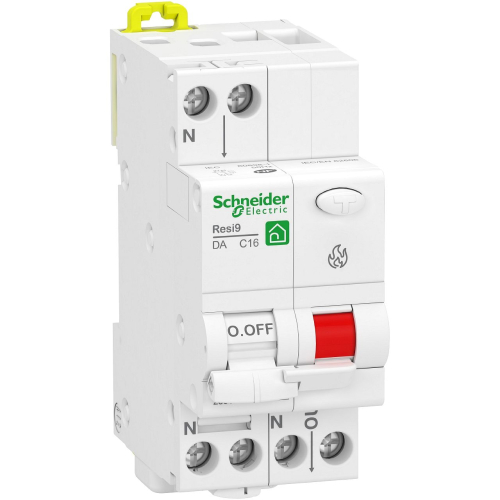 Resi9 - disjoncteur détecteur d'arc - 1P+N - 16A - courbe C - peignable-R9PTC616-3606481158789-SCHNEIDER ELECTRIC FRANCE