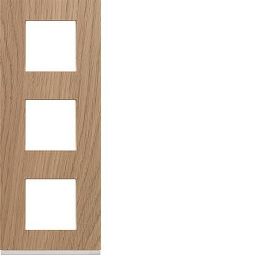 Plaque gallery 3 postes verticale 71mm matiere oak wood-WXP4743-3250617197991-HAGER