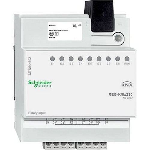 KNX - module d'entrée binaire KNX 8x230V-MTN644692-3606485011714-SCHNEIDER ELECTRIC FRANCE