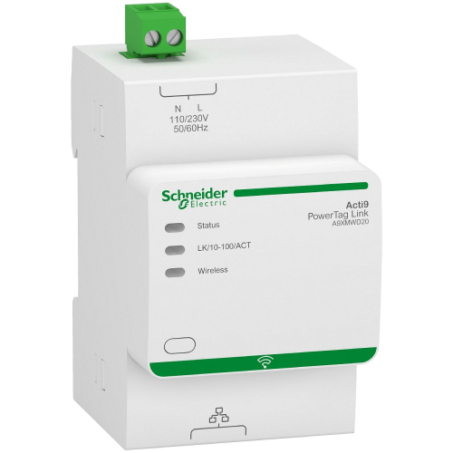 PowerTag Link - concentrateur sans fil vers Modbus TCP/IP - 20 capteurs sans fil-A9XMWD20-3606489730468-SCHNEIDER ELECTRIC FRANCE