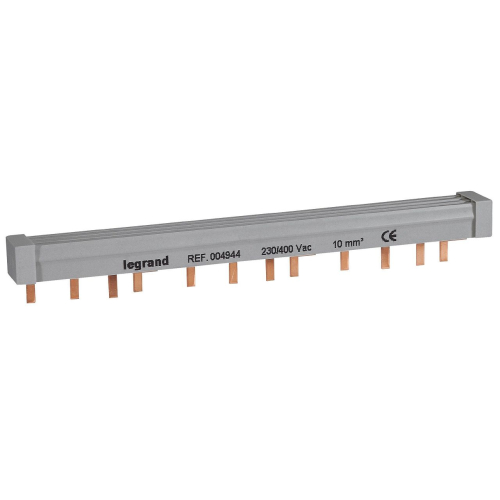 Peigne d'alimentation 4P HX³ traditionnel pour bornes vis - longueur 12 modules-404944-3245064049443-LEGRAND