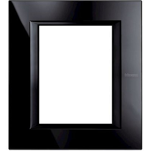 Plaque rectangulaire Axolute Verre 3+3 modules - Nighter-HA4826VNB-8012199954691-BTICINO