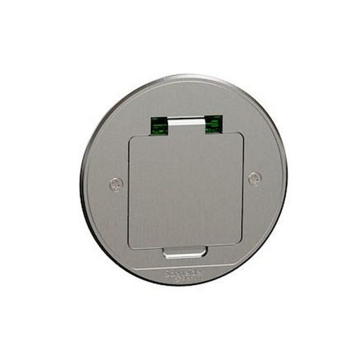 Unica System+ - Prise de sol XS IK08 IP44 - 2P+T - ronde métal-INS52103-3606489818913-SCHNEIDER ELECTRIC FRANCE