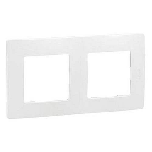 Plaque Niloé 2 postes - Pur-665002-3245066650029-LEGRAND