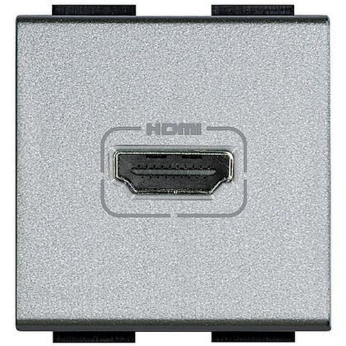 Prise HDMI Type-A préconnectorisée version 2.0 - Tech - 2 modules-NT4284-8005543401620-BTICINO