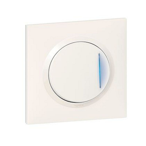 Poussoir simple lumineux dooxie one 6A complet avec griffes-600716-3414971007062-LEGRAND