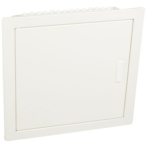 Coffret modulaire encastré 1 rangée 12+2 modules porte métal extra plate blanche-001531-3245060015312-LEGRAND