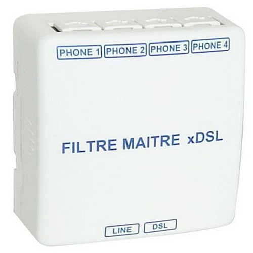 Filtre maître xDSL 4 sorties RJ45-Q209-3660835152090-MICHAUD