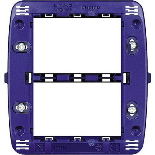 Support à vis pour plaques Livinglight 3+3 modules-LN4726-8012199974927-BTICINO