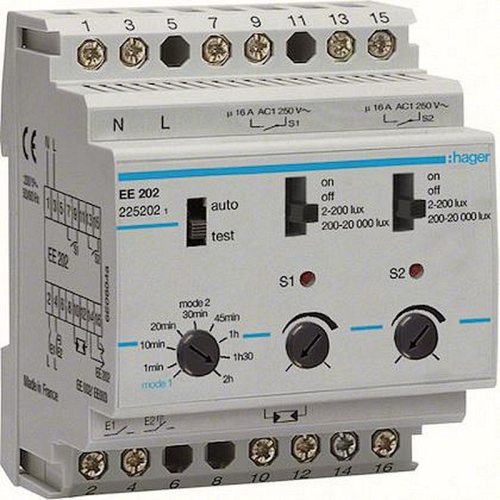 Interrupteur crépusculaire 2 voies cascadable-EE202-3250612252022-HAGER