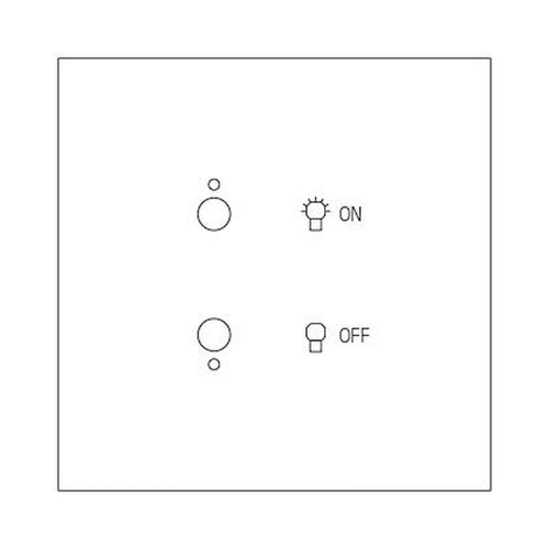 Commande lumière Art d'Arnould Epure MyHOME_Up - acier satin-67581-3233620675816-ARNOULD