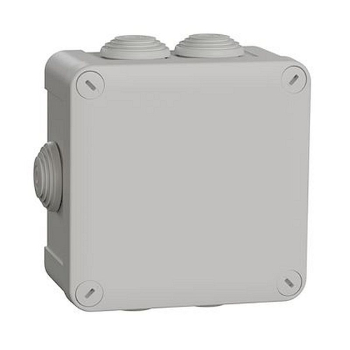 Mureva Box, boite de dérivation IP55 + embouts 105x105x55, gris-ENN05005-3295150050051-SCHNEIDER ELECTRIC FRANCE