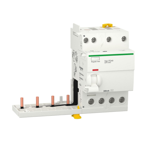 Acti9 iTG40 - module différentiel Vigi tête de groupe - 4P 63A 300mA type AC-A9Y13463-3606489483180-SCHNEIDER ELECTRIC FRANCE