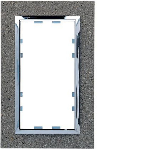 Kallysta épure plaque 2 postes verticale entraxe57 Béton-WK856-3250617068567-HAGER