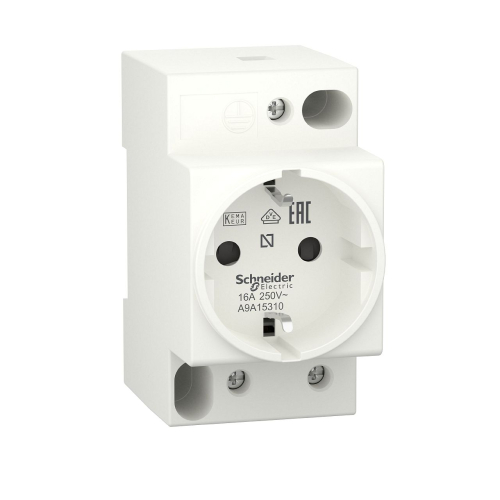 Prise de courant modulaire 16A 2P+T standard allemand 250V-A9A15310-3606480097782-SCHNEIDER ELECTRIC FRANCE