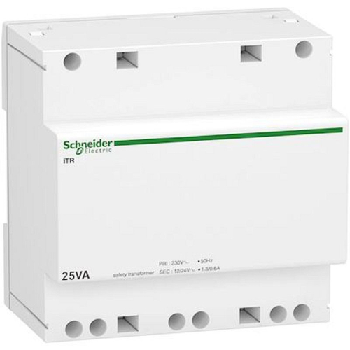 Acti9 iTR - transformateur de sécurité - 25VA - 230Vca/12-24Vca-A9A15219-3606480097812-SCHNEIDER ELECTRIC FRANCE