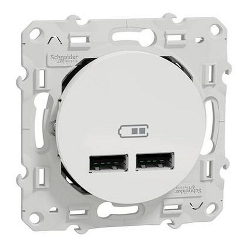 Odace - double chargeur usb 2.1 A - blanc-S520407-3606480995163-SCHNEIDER ELECTRIC FRANCE