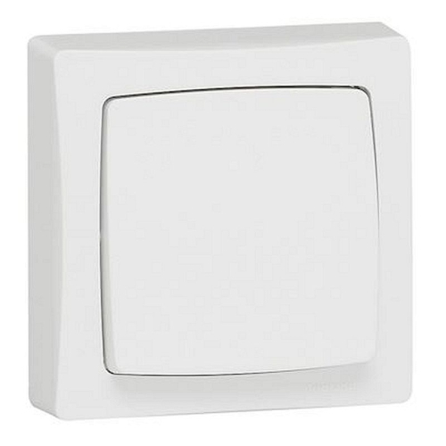 Poussoir 6A Appareillage saillie complet - blanc-086006-3245060860066-LEGRAND