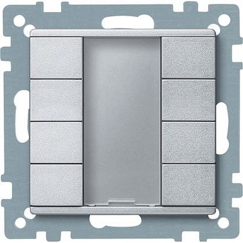 KNX M-Plan - commande multifonction - 8 BP - aluminium-MTN627860-3606485011165-SCHNEIDER ELECTRIC FRANCE