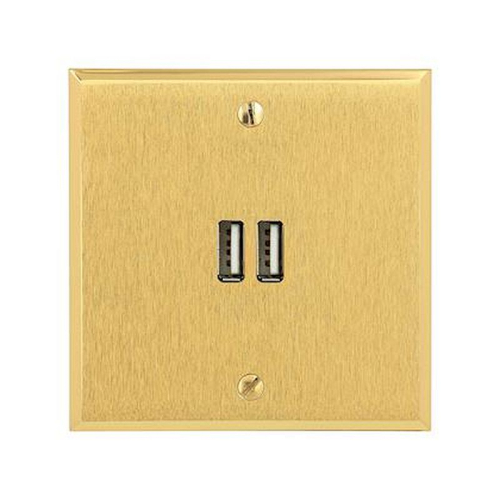 Art d'Arnould univers Mémoire chargeur double USB 2,4A - or brossé-67222-3233620672228-ARNOULD