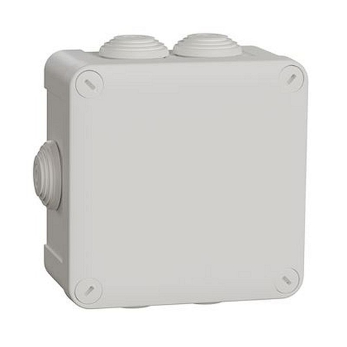 Mureva Box - boite de dérivation avec embouts - 105x105x55 - IP55 - blanc polair-IMT05025-3606480986376-SCHNEIDER ELECTRIC FRANCE