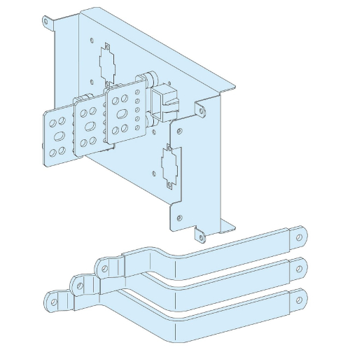 PrismaSeT P Active - Raccordement aval reporté NSX400/630 - fixe Cde manet. - 3P-LVS04455-3606481867650-SCHNEIDER ELECTRIC FRANCE