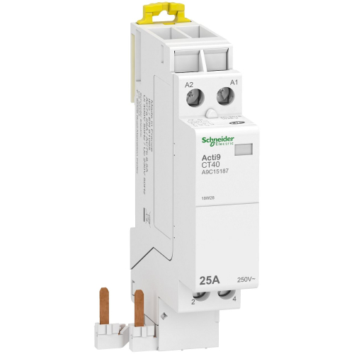 Acti9 iDT40 CT - contacteur raccordement rapide - 25A 2P contact 2F - 230V-A9C15187-3606489443658-SCHNEIDER ELECTRIC FRANCE