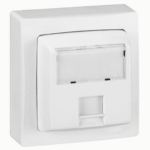 Prise RJ45 catégorie5e FTP Appareillage saillie complet - blanc-086061-3245060860615-LEGRAND