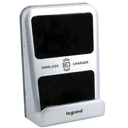 Chargeur sans fil induction 3A 10W semi encastré IP66 IK08 - couleur alu-077699L-3414971941397-LEGRAND