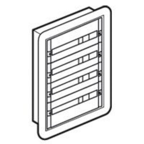 Coffret distribution encastré XL³160 tout modulaire 4 rangées - 96 modules-020014-3245060200145-LEGRAND