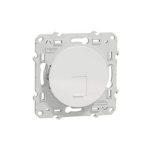 Odace, prise RJ45 Blanc, grade 3 (multimédia +) cat. 6A STP (longue distance)-S520477-3606480494505-SCHNEIDER ELECTRIC FRANCE