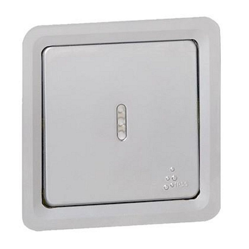 Poussoir inverseur lumineux NO 6A 230V~ Soliroc IK10 IP55-077842-3245060778422-LEGRAND