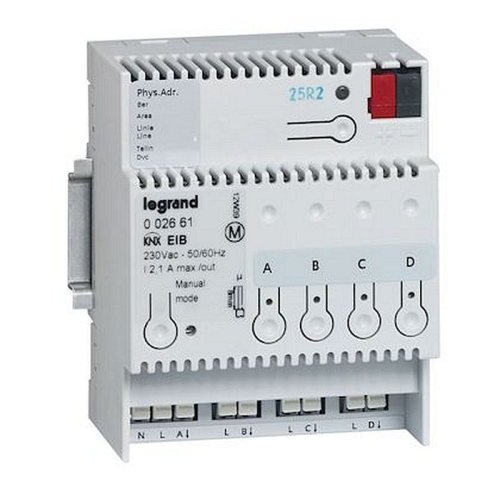 Contrôleur modulaire BUS KNX - ON OFF et 4 sorties 8A - 4 modules-002661-3245060026615-LEGRAND