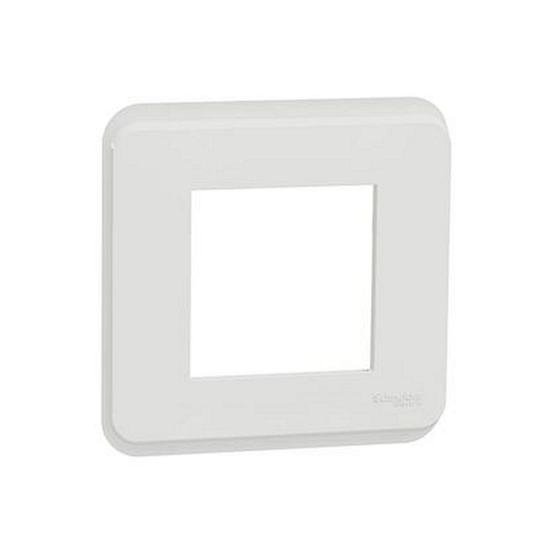 Unica Pro - plaque de finition - Blanc antimicrobien - 1 poste-NU400220-3606489456405-SCHNEIDER ELECTRIC FRANCE