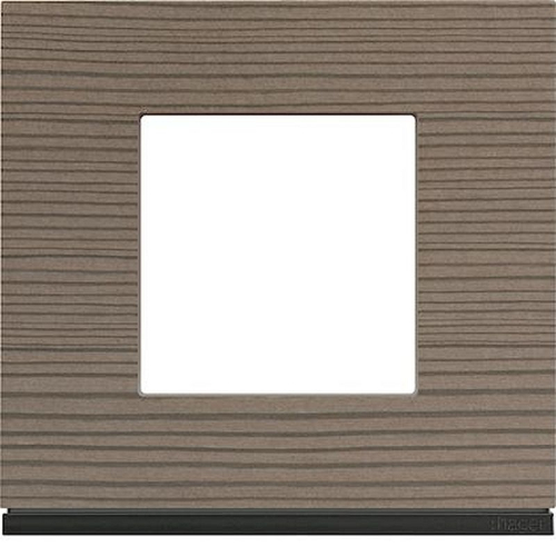 Plaque gallery 1 poste materiel grey wood-WXP4802-3250617196505-HAGER