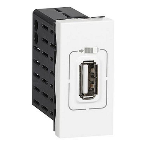 Chargeur USB Type-A 1,5A 5V= 7,5W Mosaic 1 module 230V - blanc-077591-3245060775919-LEGRAND