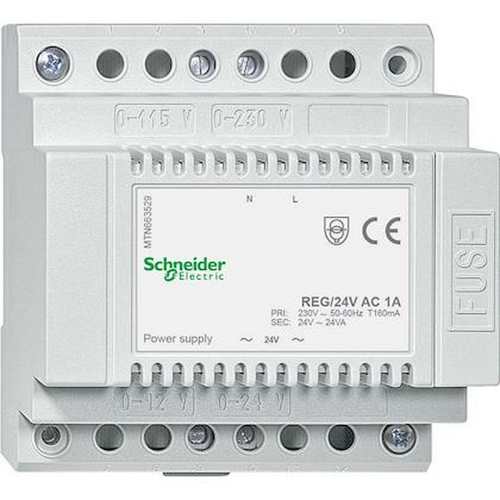 KNX - alimentation 24Vca -1A - 10 pas de 9mm-MTN663529-3606485012100-SCHNEIDER ELECTRIC FRANCE