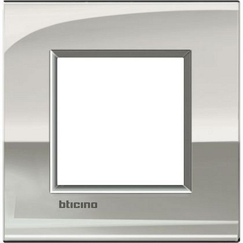 Plaque Livinglight Air Brillant 2 modules - Or palladium-LNE4802PL-8005543501245-BTICINO