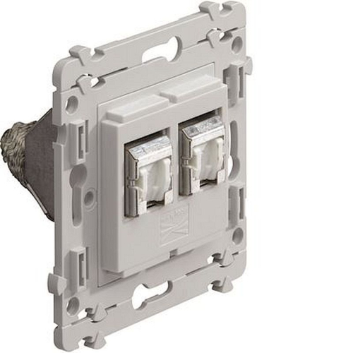 kallysta prise RJ45 double - catégorie 5e STP pour Grade 1-WK218-3250617062183-HAGER