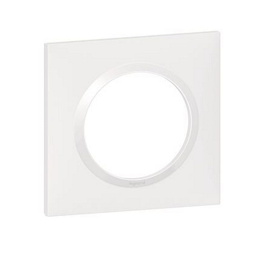 Plaque carrée dooxie 1 poste finition Blanc-600801-3414971019539-LEGRAND