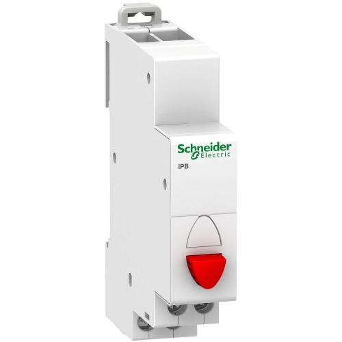 Acti9, iPB bouton-poussoir simple rouge 1 NF 20A 230VCA-A9E18031-3606480088230-SCHNEIDER ELECTRIC FRANCE