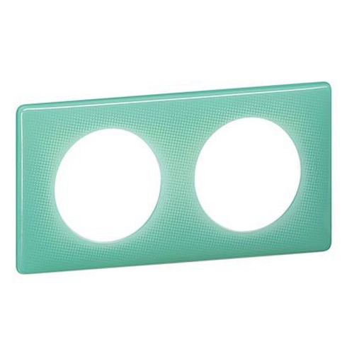 Plaque Céliane Memories 2 postes finition Turquoise 50's-066642-3414970447647-LEGRAND