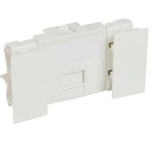 Prise RJ45 catégorie 6 Logix - Blindée STP - 2 modules - Blanc Artic-49069-3233620490693-PLANET WATTHOM